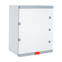 Cutie distributie IP67 din ABS gri, usa mata, placa metalica, 400x500x180 mm PD405018 Plastim - 1